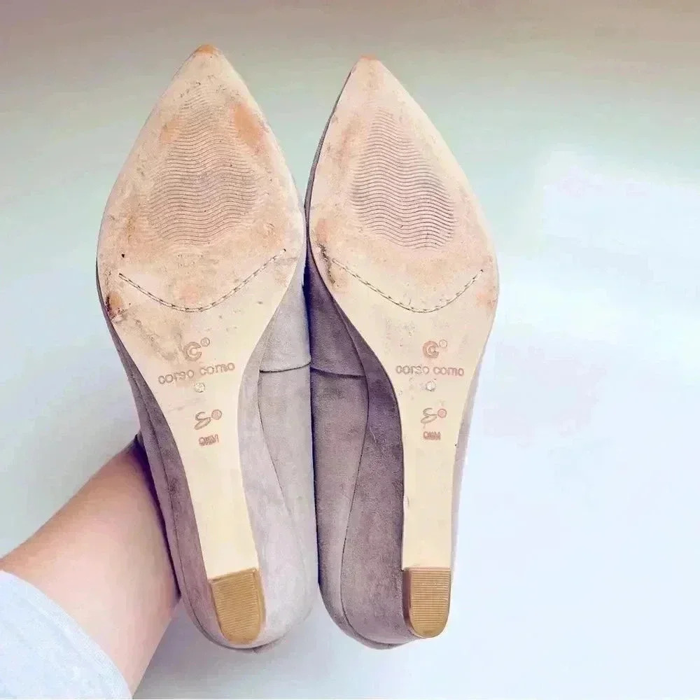 Corso Como Suede Wedged Flats - Picture 6 of 7